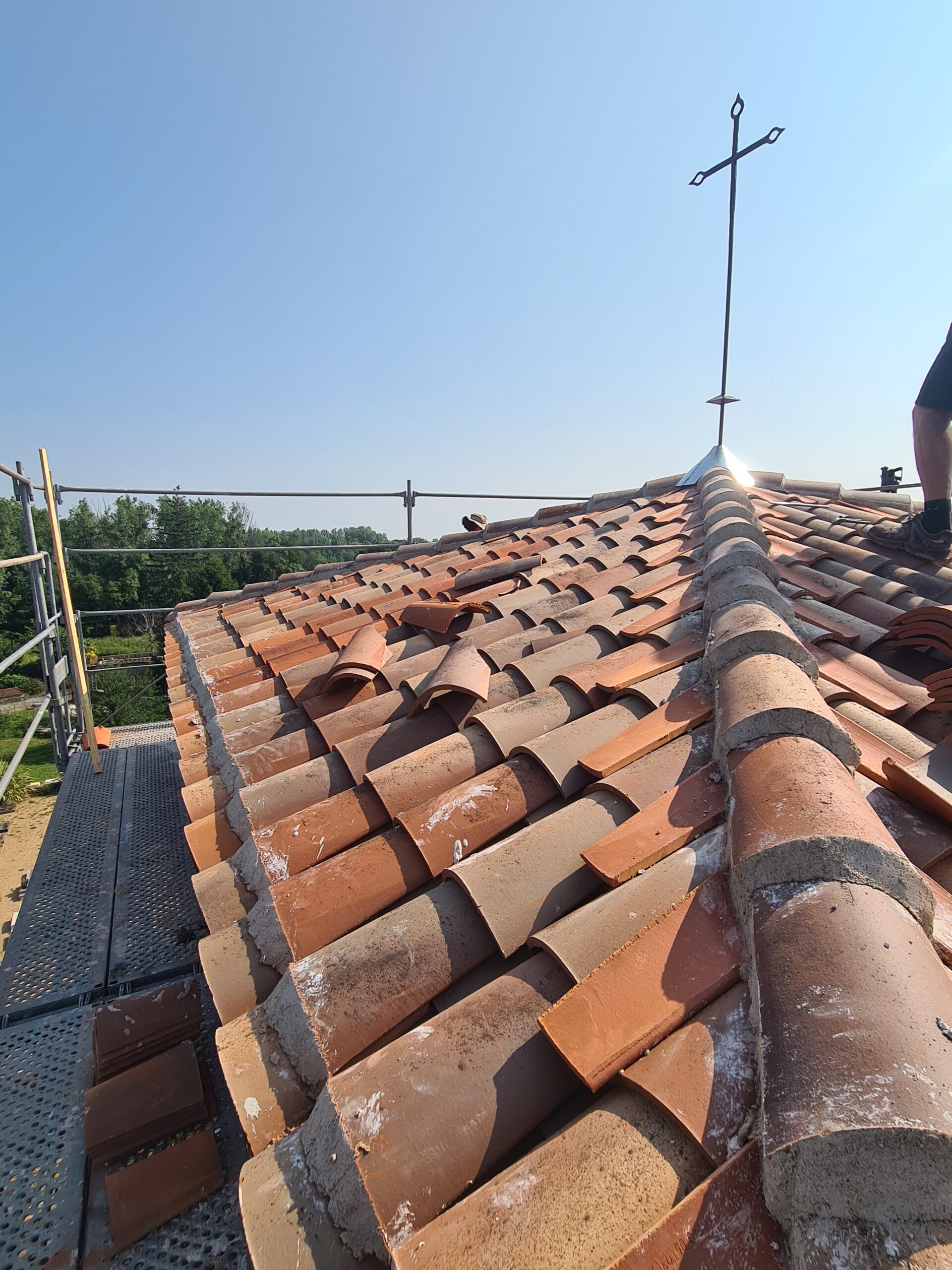 ATELIER ISSHIN-Eglise saint romain les iles saone-et-loire chantier